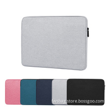 Wholesale Custom Printed Logo Waterproof Oxford Inside Anti-shock Soft Lining Notebook Case Laptop Sleeve Bag with Zipper